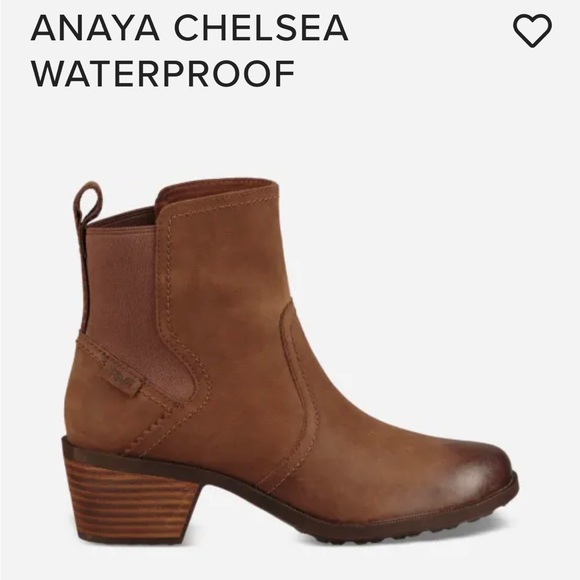 NWT Beautiful Teva Anaya Chelsea Waterproof boot. - Picture 1 of 9